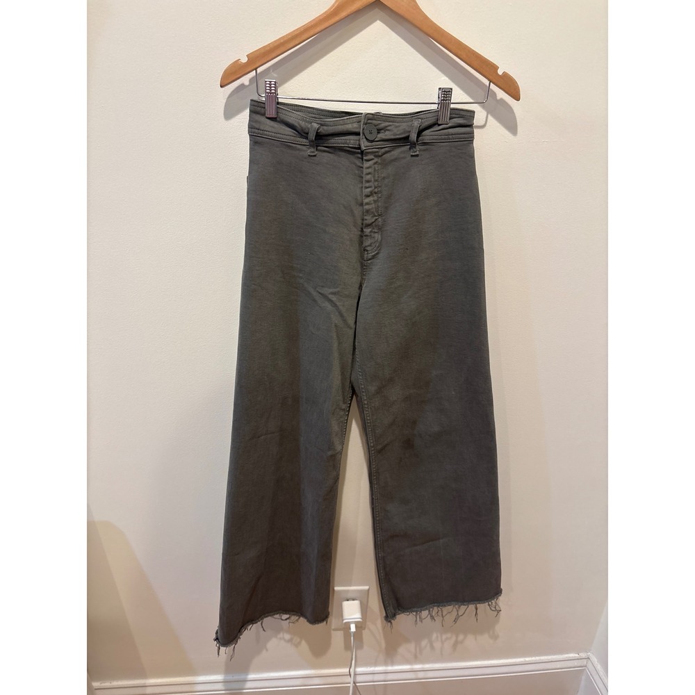Zara Marine Straight Wide Leg Pants‎ Size 4